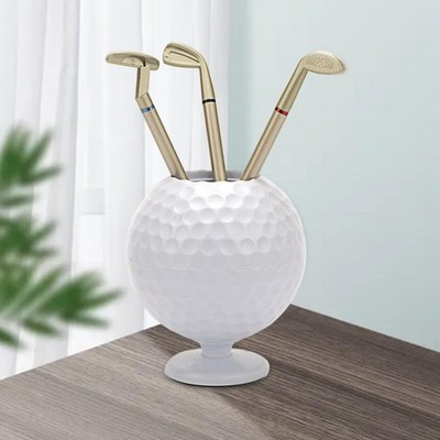 Golfball-Stifthalter, Golfball-Skulptur für Kinder, Party-Souvenirs, Lehrer