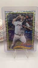 2024 Topps Series 1 - 1989 Topps Baseball Foil Justin Verlander #89B-26