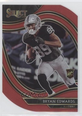 2020 Panini Select Field Level Red Prizm Die-Cut Bryan Edwards Rookie RC 0rq3