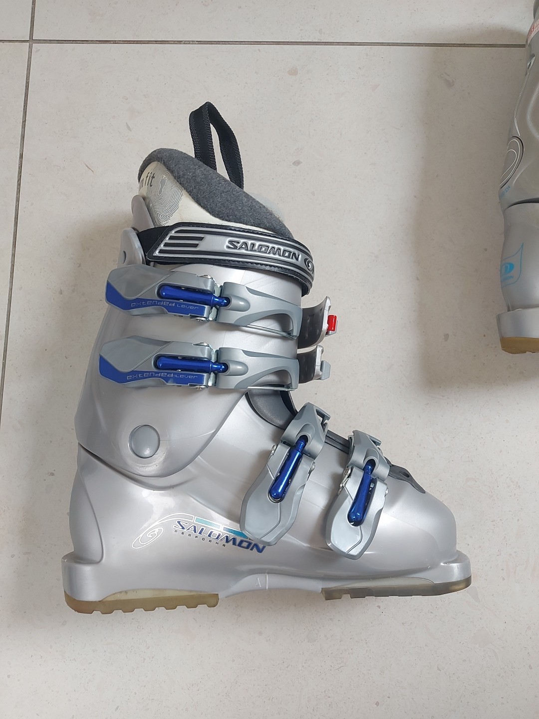 Scarponi da sci Salomon Performa 6 grigi UK 4 5 US 6 23 23 5 275 mm