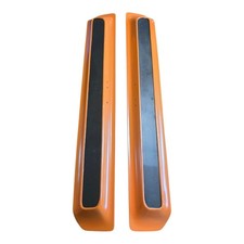 Oem 1969 Plymouth Road Runner Gtx Orange Hood Scoops Part 2893606 2893607
