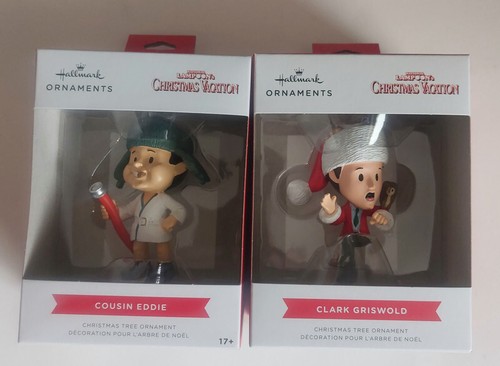 National Lampoons Christmas Vacation Ornaments Lot Clark Griswold Cousin Eddie