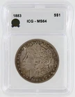 1883 Morgan Silver Dollar ICG MS64 S$1 Philadelphia Minted No Reserve