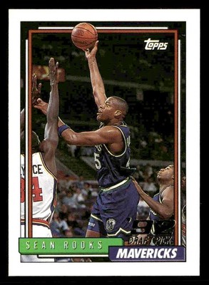 1992-93 Topps #292 Sean Rooks NM - MT