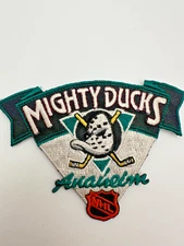Vintage Anaheim Mighty Ducks NHL Patch Disney Hockey Team Logo Mask Crest 🏒