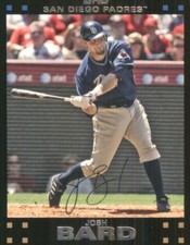 2007 Topps #23 Josh Bard San Diego Padres 50356