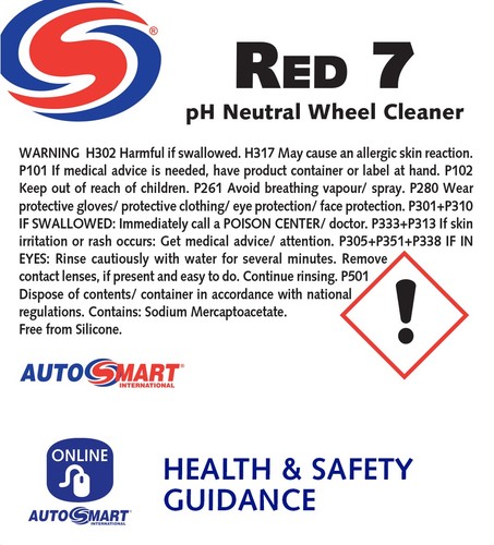 Autosmart RED 7, PH Neutral Wheel Cleaner, 5L, Official - Picture 6 of 8