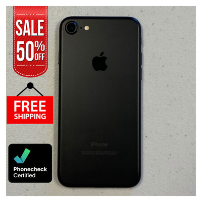Apple iPhone 7 128GB 32GB Jet Black Red Gold Unlocked Verizon Good Battery