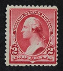 CKStamps: US Stamps Collection Scott#220 2c Washington Mint H OG