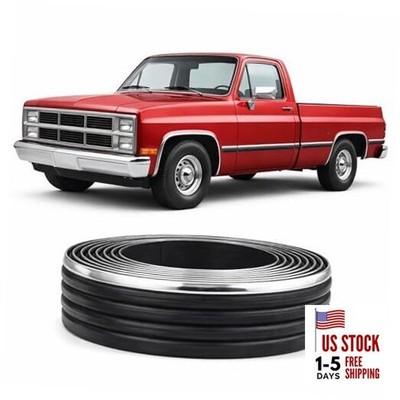 Body Side Molding Chrome Trim - Replacement Automotive 2.5'' Tape-On Protective 