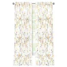 Misty Back Tab Window Curtain Panel