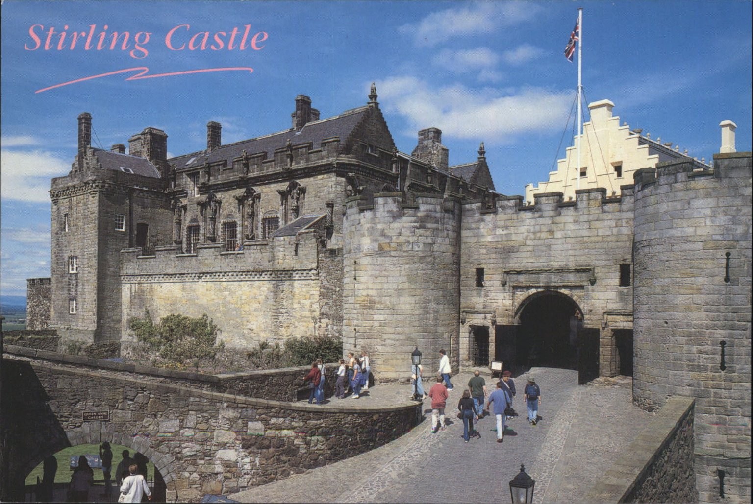 Vintage Stirling Castle Postcard Scotland Historic Scottish Castle