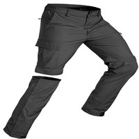 Wespornow Herren Zip-Off Wanderhose Atmungsaktiv 5 Taschen