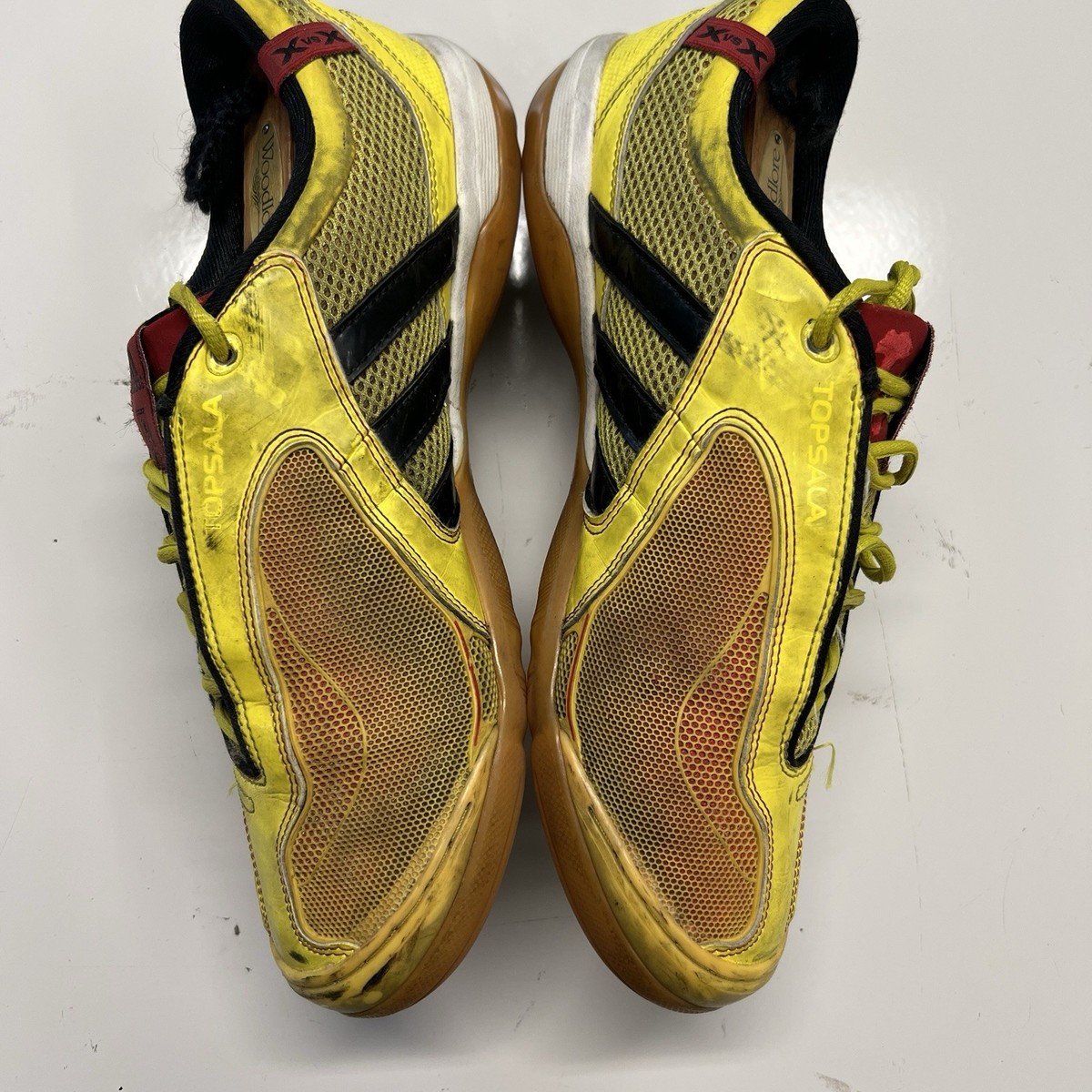 adidas TOPSALA ラスタカラー　26.5 Adidas Top Sala X Indoor Soccer Shoes Yellow Gum Sole Futsal Mens