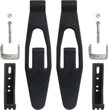 Hood Latch Strap with Catch Bracket Kit 2 Pack Compatible with Kenworth T300 T60