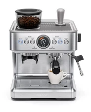 Chefman Crema Supreme 15 Bar Espresso Machine, Milk Frother, Stainless Steel NEW