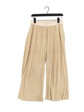 Elevenses Women's Leggings M Gold Striped 100 Polyester Full length