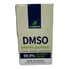 DMSO 99.9 Pharma Grade, Pure Liquid Dimethyl Sulfoxide 8 fl.oz in Glass Bott...