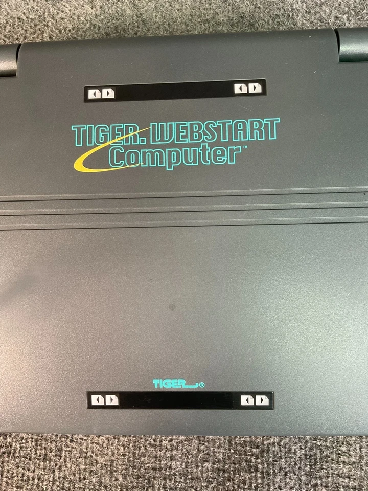 🐯 Computadora Tiger Webstart 09-251 Juguete Educativo Vintage - Sin Adaptador de CA, Plateado Foto 3 de 4