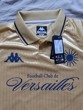 Kappa FC Versailles 25/26 L'&Eacute;l&eacute;gant Gold Fifth Jersey Shirt, Size L, Large, BNWT