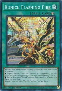 Runick Flashing Fire (TAMA-EN030) 1st Edition Super Rare