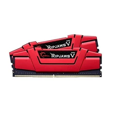 G.SKILL RipjawsV DDR4 XMP 32GB (2x16GB) CL15-15-15-35 F4-2666C15D-32GVR - Red