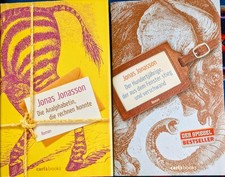 2 Bücher von Jonas Jonasson - 1x gebunden / 1x Taschenbuch
