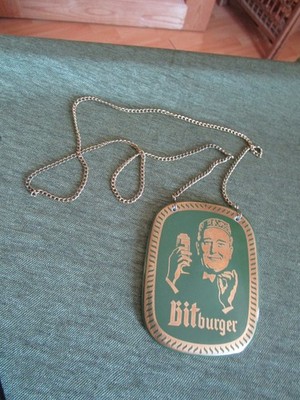Bitburger Pils Zapfhahnschild Porzellan