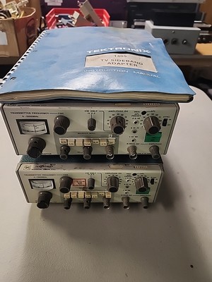 Tektronix 1405 NTSC Television Sideband Adapter (x2) PARTS ONLY