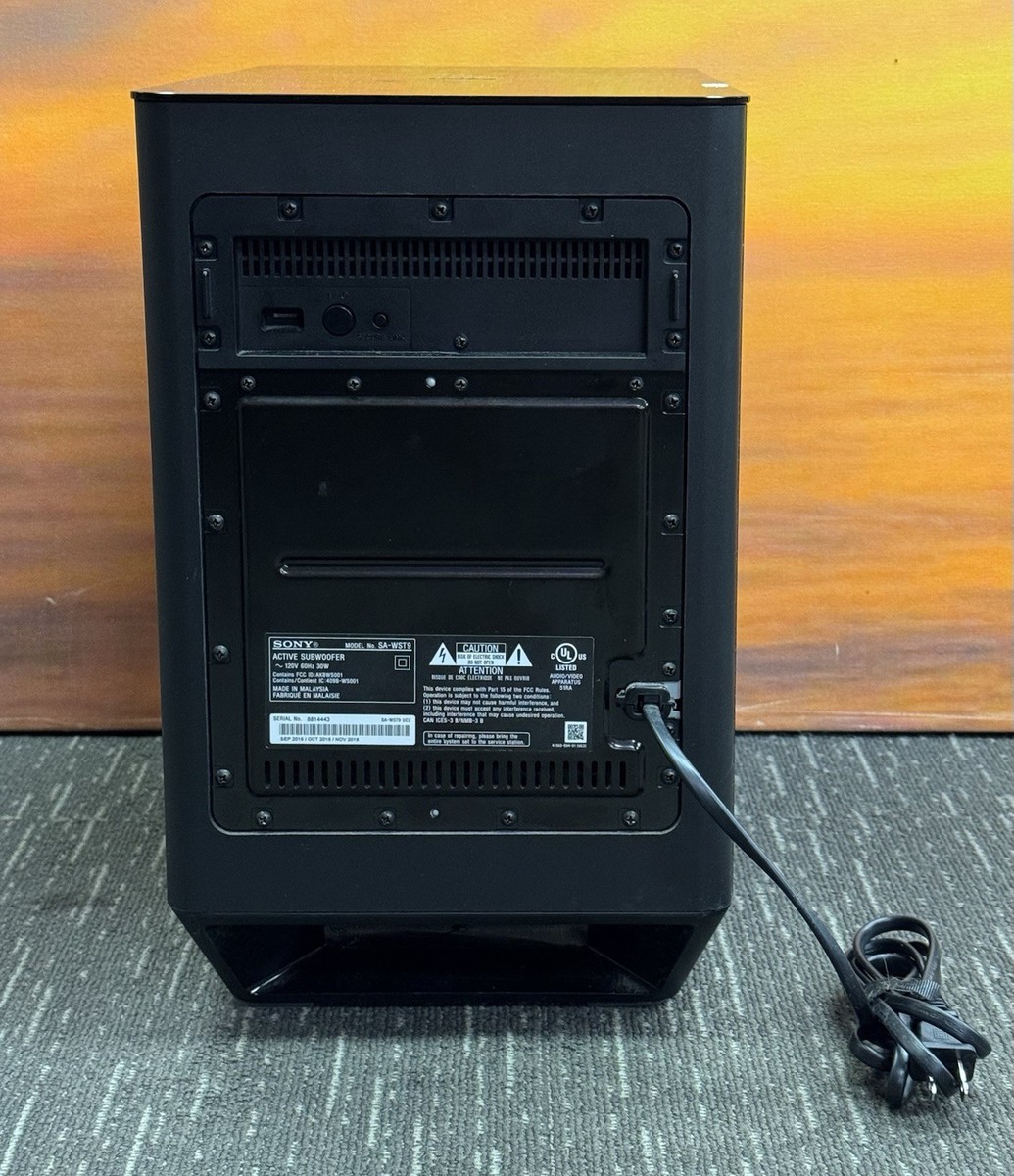 Sony SA-WST9 Home Theater Wireless Active Subwoofer Only 30W Sony SA-WST9 Home Theater Wireless Active Subwoofer Only 30W
