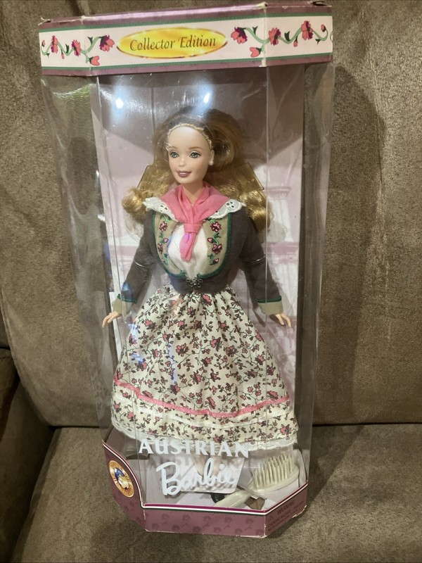 Barbie Collector Edition Dolls of the World 1998 #21553 Austrian Doll Mattel NIB