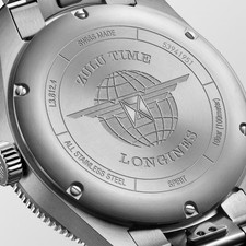 Longines Spirit Zulu Time Auto Chronometer 42 MM Anthracite Dial Watch L38124606 2