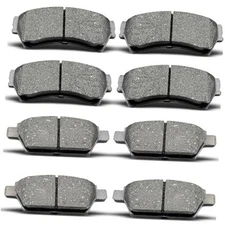 Front Rear Ceramic Brake Pads Fit For Ford For Fusion 2006-2012,For Lincoln 