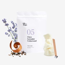 Siblings Candle Refill Kit – DIY Coconut Soy Wax Candle Making Kit for Reu