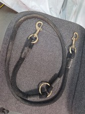 Used 6 foot nylon horse lead rope W/ 11/4" brass ring