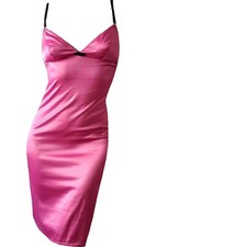 Dolce & Gabbana vintage y2k deadstock coquette satin lingerie slip dress