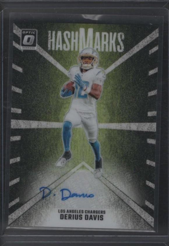 2024 Donruss Optic #HM-DDS Derius Davis Hash Marks