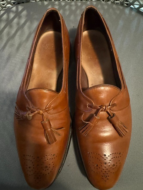 Allen-Edmonds Windham Oak Slip-Ons - Mens Size 10 - Gorgeous