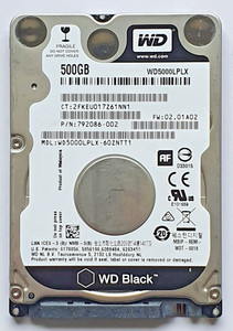 500 GB SATA Western Digital WD5000LPLX-60ZNTT1 7200RPM 32MB HDD 2,5" Festplatte