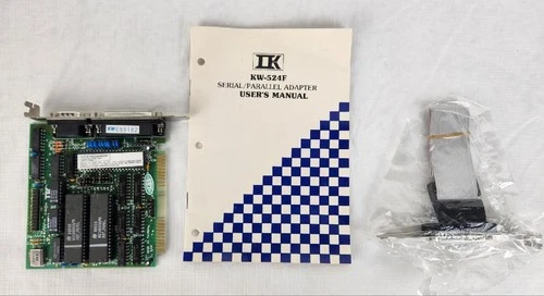 Vintage Kouwell KW-524FD Serial/Parallel Adapter with User's Manual