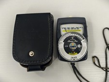 Vintage Gossen Luna-Pro Black Light Meter With Leather Case Strap Germany