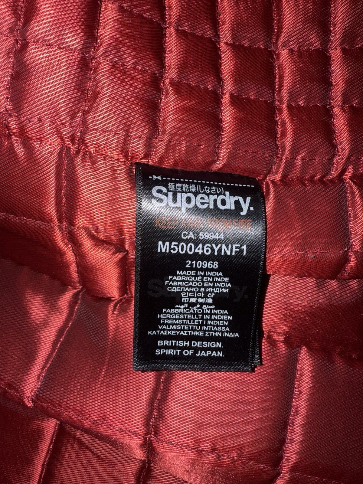Men’s Leather Jacket Superdry Idris Elba Limited Edition Rare XXL image 6