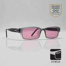 Garrison Perspectives-GP1208 Grey Crystal Y2K-New Solid Mauve Custom Lenses