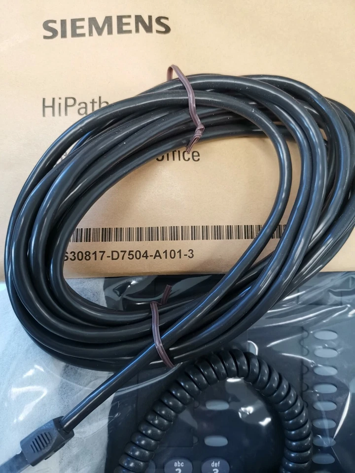 Siemens OPTIPOINT600 Office Phone System New Condition Hipath Black - Image 4 of 4