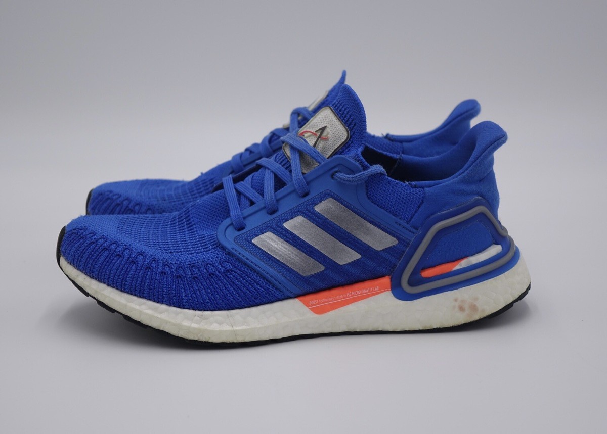 Size Adidas NASA x UltraBoost 20 Football Blue for sale