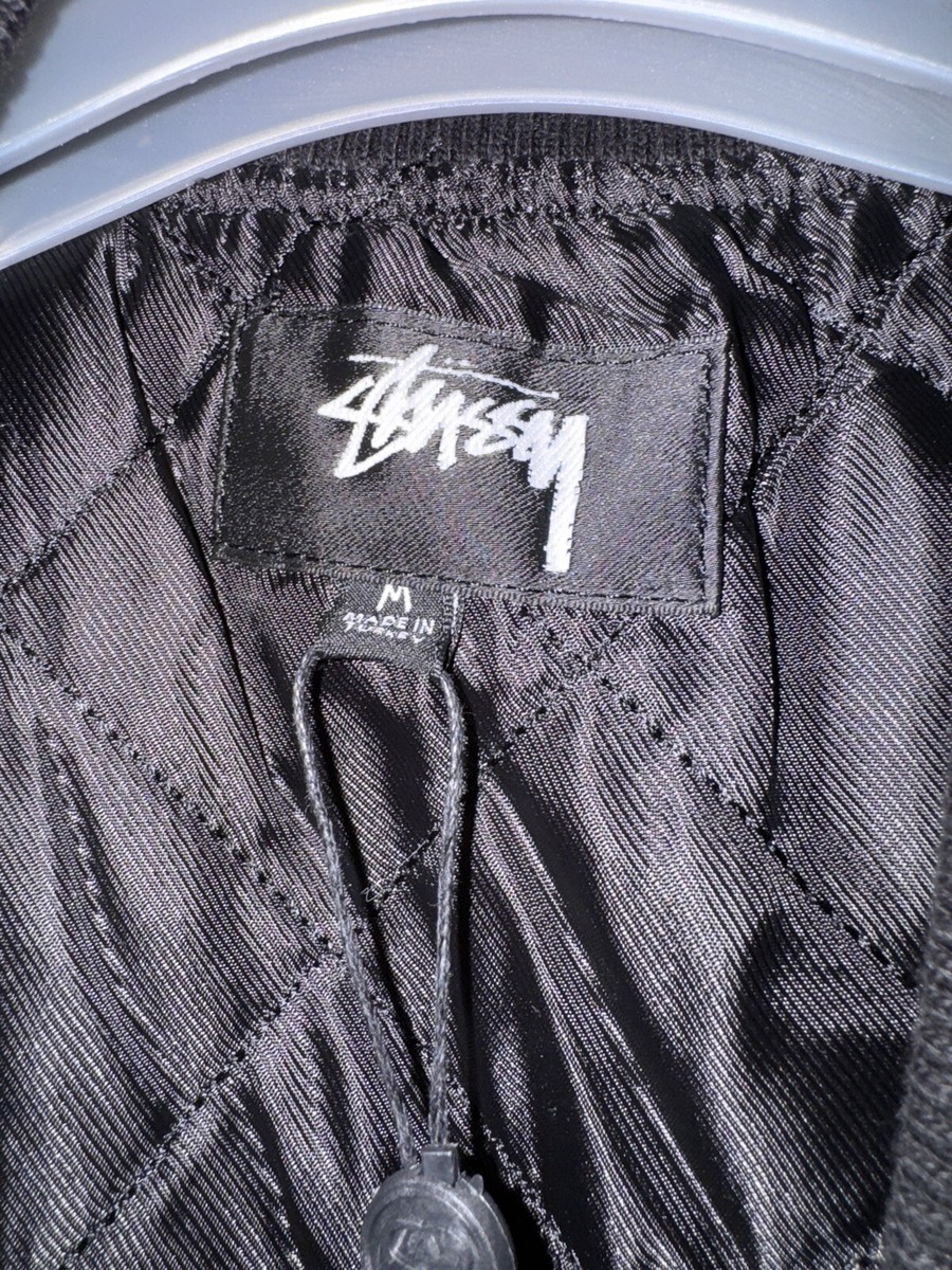 Stussy Tigris Canvas Purple Bomber Jacket **Size Medium** 115666