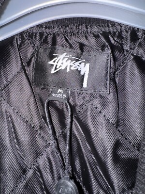 Stussy Tigris Canvas Purple Bomber Jacket **Size Medium** 115666