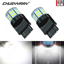 2XWhite LED Brake Stop Tail Light Bulbs 3157 for Jeep Grand Cherokee 1996-2021