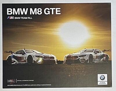 2019 Signed #24 #25 BMW M8 GTE Hero Card IMSA Weathertech Krohn Blomqvist RLL