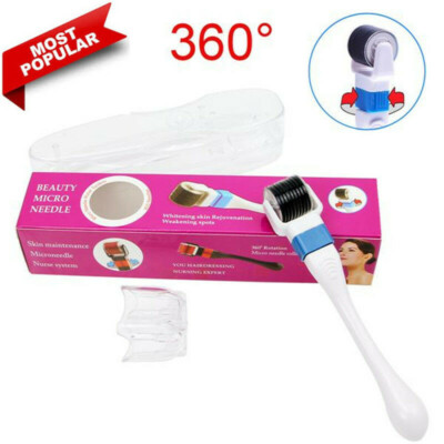EZGO 3 in 1 1.0mm Derma Roller Dermaroller 600 Needle 100% NEW